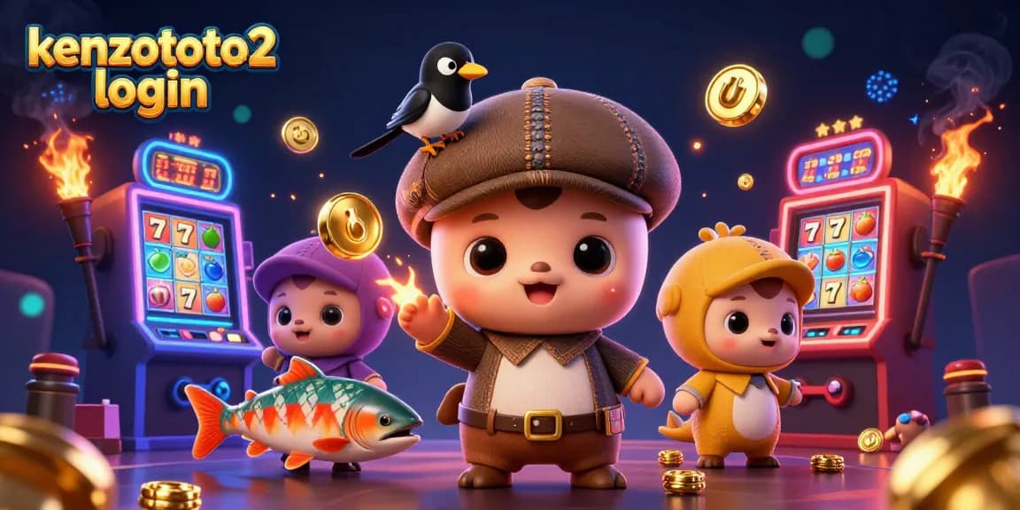 Masuk ke kenzototo2 login dengan keseruan mesin slot berwarna-warni dan karakter lucu di dunia perjudian.