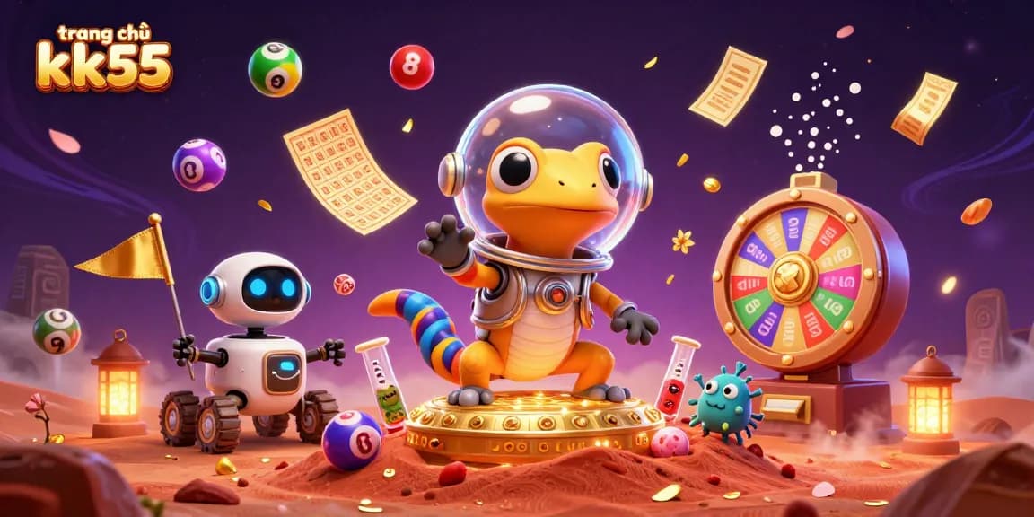 Experience thrilling gaming vibes at trang chủ kk55 with a vibrant Martian casino scene