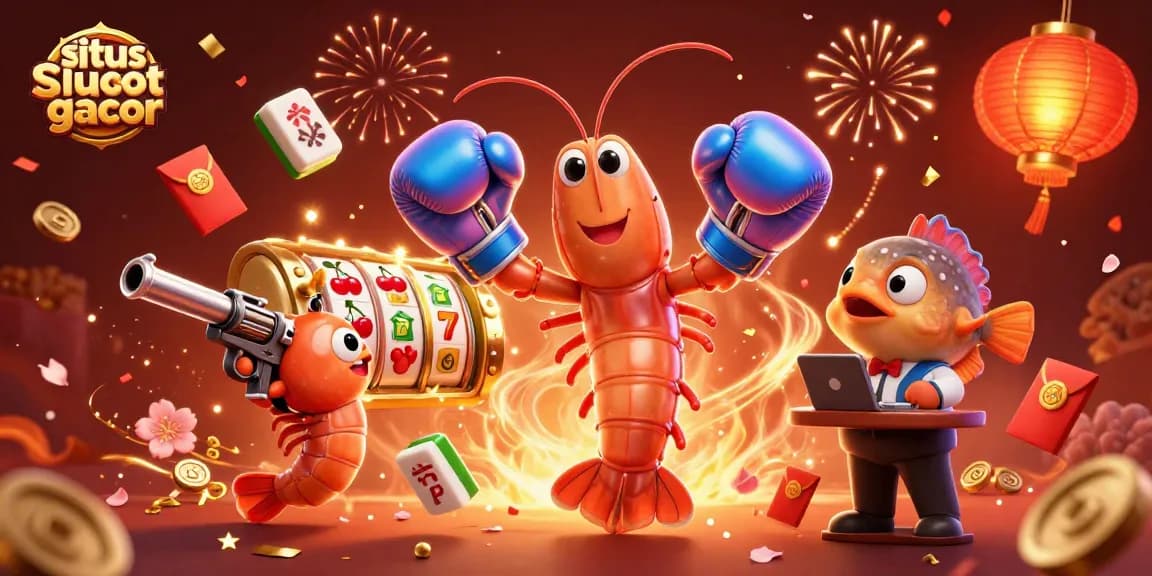 Experience the excitement of situs slot gacor with vibrant characters and dynamic casino elements.