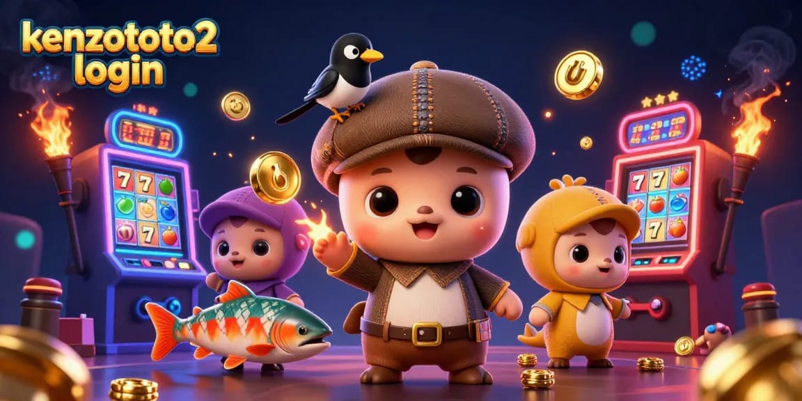 Masuk ke kenzototo2 login dengan keseruan mesin slot berwarna-warni dan karakter lucu di dunia perjudian.