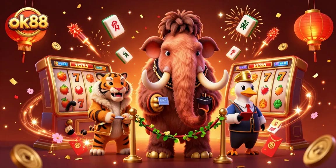 Engage with exciting games at ok88, where 3D characters bring casino life to vibrant illustration.