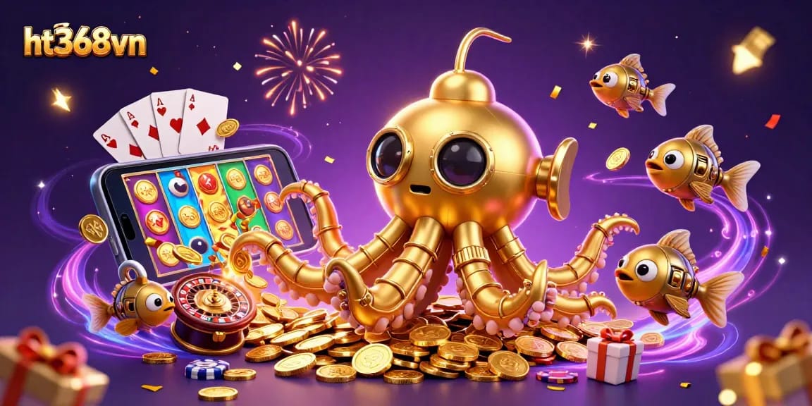 Spin the reels and collect golden coins with ht368vn's immersive gaming experience.