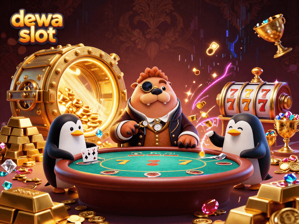 Engage with dewa slot at an underwater casino featuring unique characters and dynamic treasures.