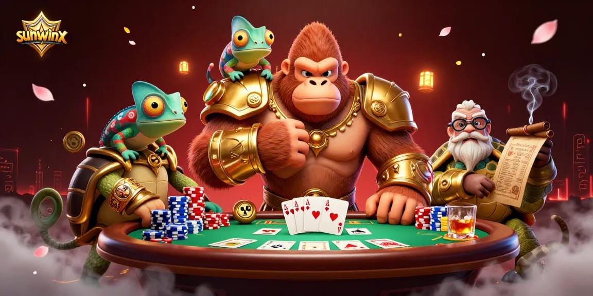 Experience thrilling gameplay with sunwinx, featuring vibrant poker action and dynamic characters.