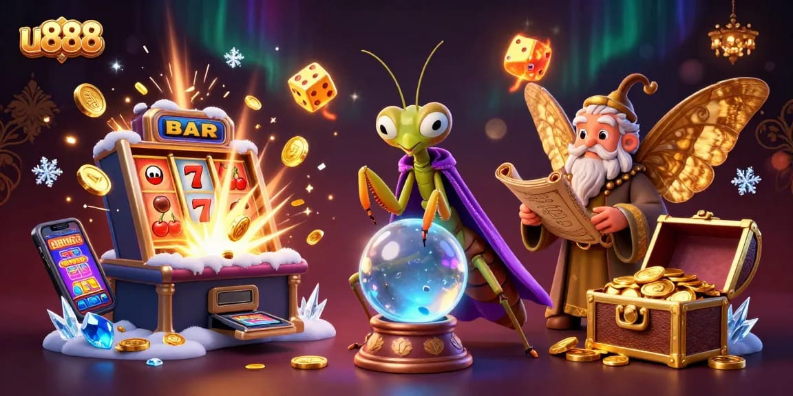 Engage with u888's vibrant slot world filled with jackpots, fortune tellers, and casino excitement.