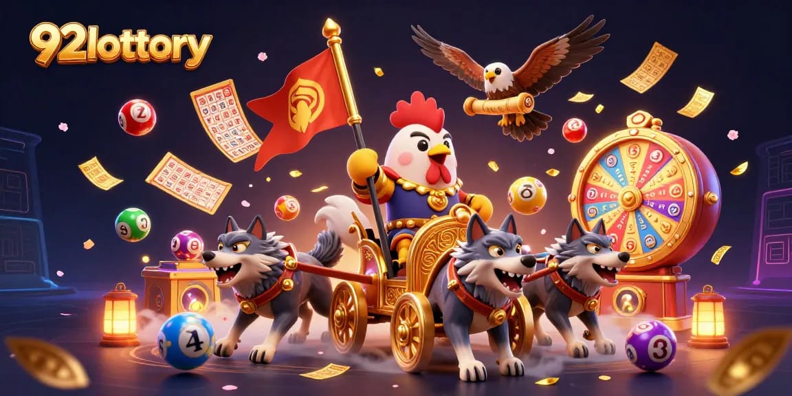 Join the excitement at 92lottery with colorful lottery balls and dynamic gaming action for big wins.