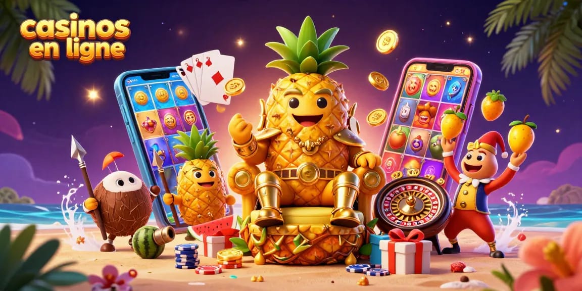 Jouez aux casinos en ligne avec des personnages colorés et des jeux captivants.