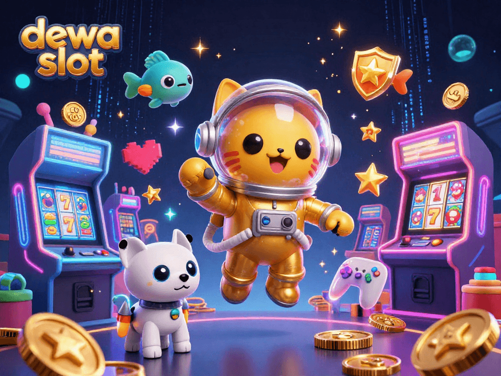 Bermain dewa slot dengan mesin slot kreatif di galaksi yang menakjubkan bersama karakter kartun yang menawan.