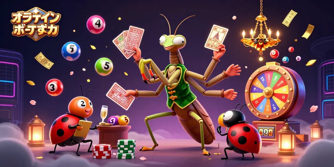 オンラインポーカーおすすめで、リアルマネーのポーカーを楽しむ様子を表現したイラスト