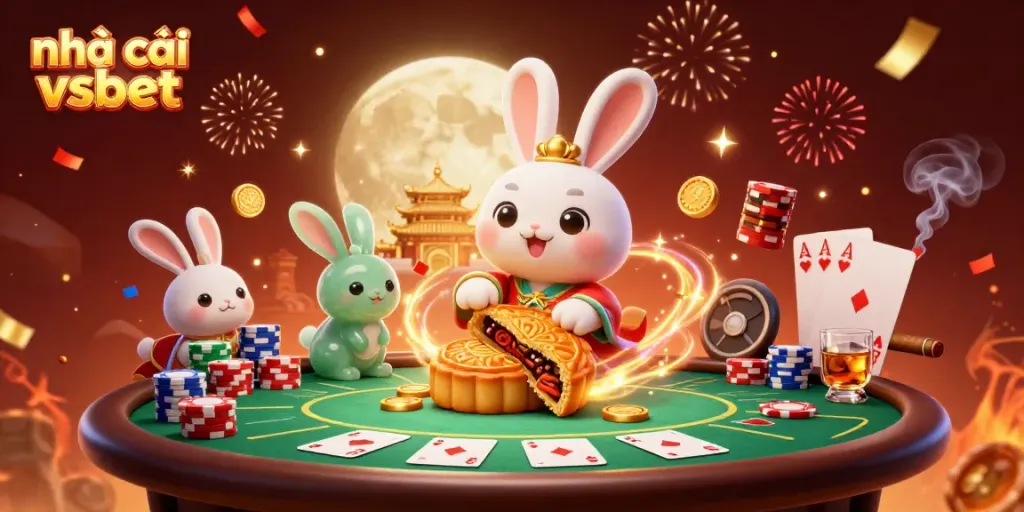 Experience thrilling games at nhà cái vsbet with animated characters celebrating wins and vibrant casino action.