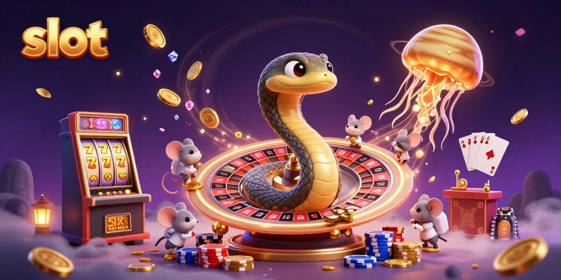 Spin and win with cosmic slots as astronauts bet on a roulette ring around Saturn.