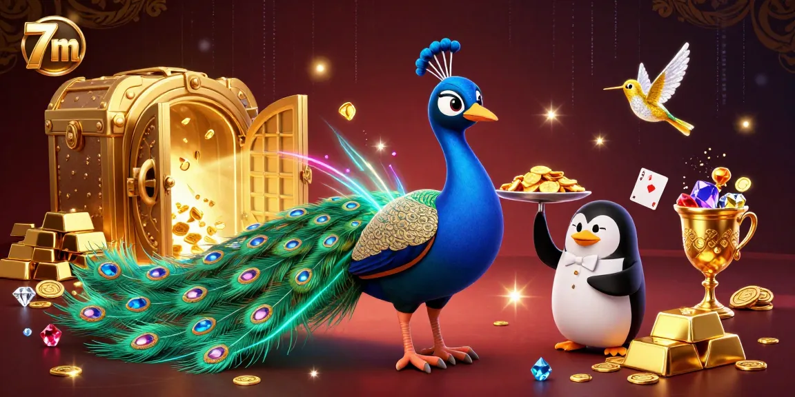Engage in exciting action at the 7m live casino, featuring vibrant characters and dynamic elements.