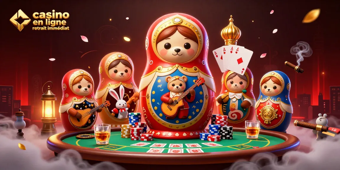 Maximisez vos gains avec le casino en ligne retrait immédiat en découvrant des ours joueurs de poker et des éléments ludiques.