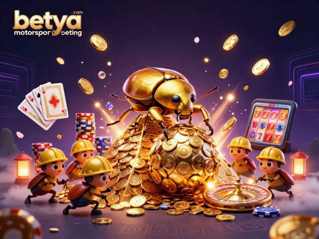 Engage with betya.com motorsport betting through a vibrant 3D illustration showcasing excitement and dynamism in gaming.