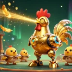 Engage with instant payout online casinos Australia featuring futuristic characters and dynamic slot elements.