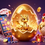 Jouez sur un casino en ligne retrait immédiat et admirez le dragon doré et les jeux autour d'eux.