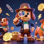 Play with rr88 link while exploring a vibrant casino scene with cartoon detective characters.