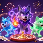 Experience seamless access to Caswino Casino Login with lively gaming elements and vibrant 3D visuals.