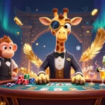 Engage in exciting Poker action at Go8 with vibrant characters and rich casino elements.