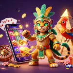 Engage with the best paying online casinos through an exciting 3D illustration of vibrant gaming elements.