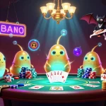 Sunwin illuminates a vibrant cave casino with bioluminescent glowworms creating a magical atmosphere.