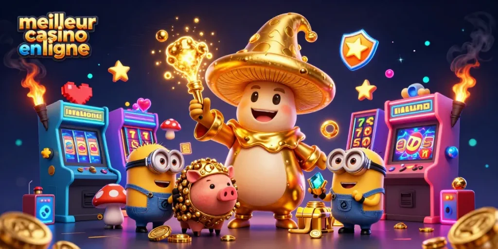 Découvrez le meilleur casino en ligne avec un sorcier et des minions en quête de trésors.