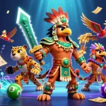 Engage in thrilling gameplay at AO88 with vibrant lottery elements and dynamic 3D characters.