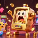 Experience the excitement of shbet2026 with golden slot machines celebrating jackpots amidst colorful gaming elements.