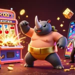 オンラインカジノ スロット ランキングで、スロットマシンが弾けるジャックポットのシーンを楽しむ。